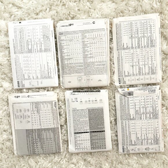 Lot of 6 Girl's Fancy Heirloom Dresses Sewing Patterns Sizes 2 thru 8 Most Uncut - Picture 8 of 8